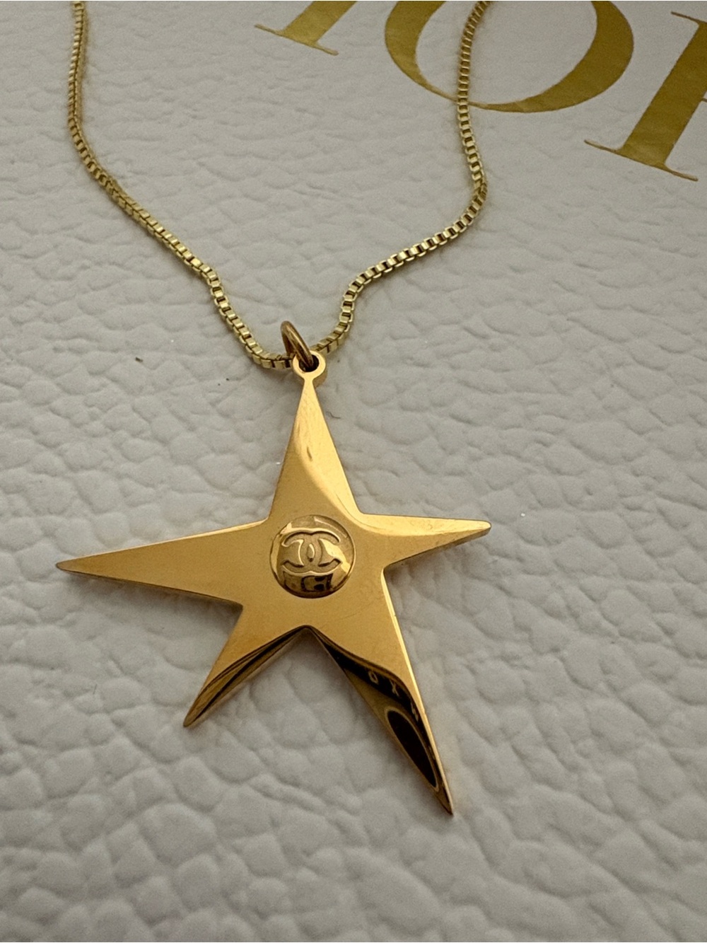 Chanel Charm on 14K Gold Plated Necklace āļøāØ